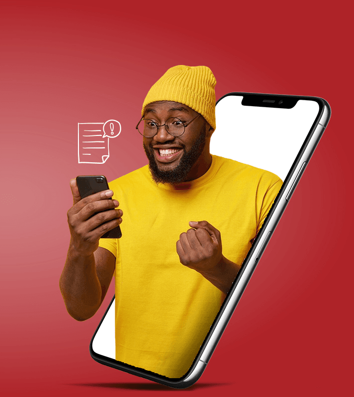 Man holding a phone